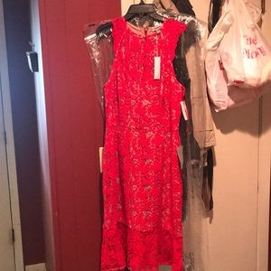 Red dress from Nordstrom
